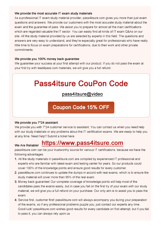 pass4itsure 70-411 coupon